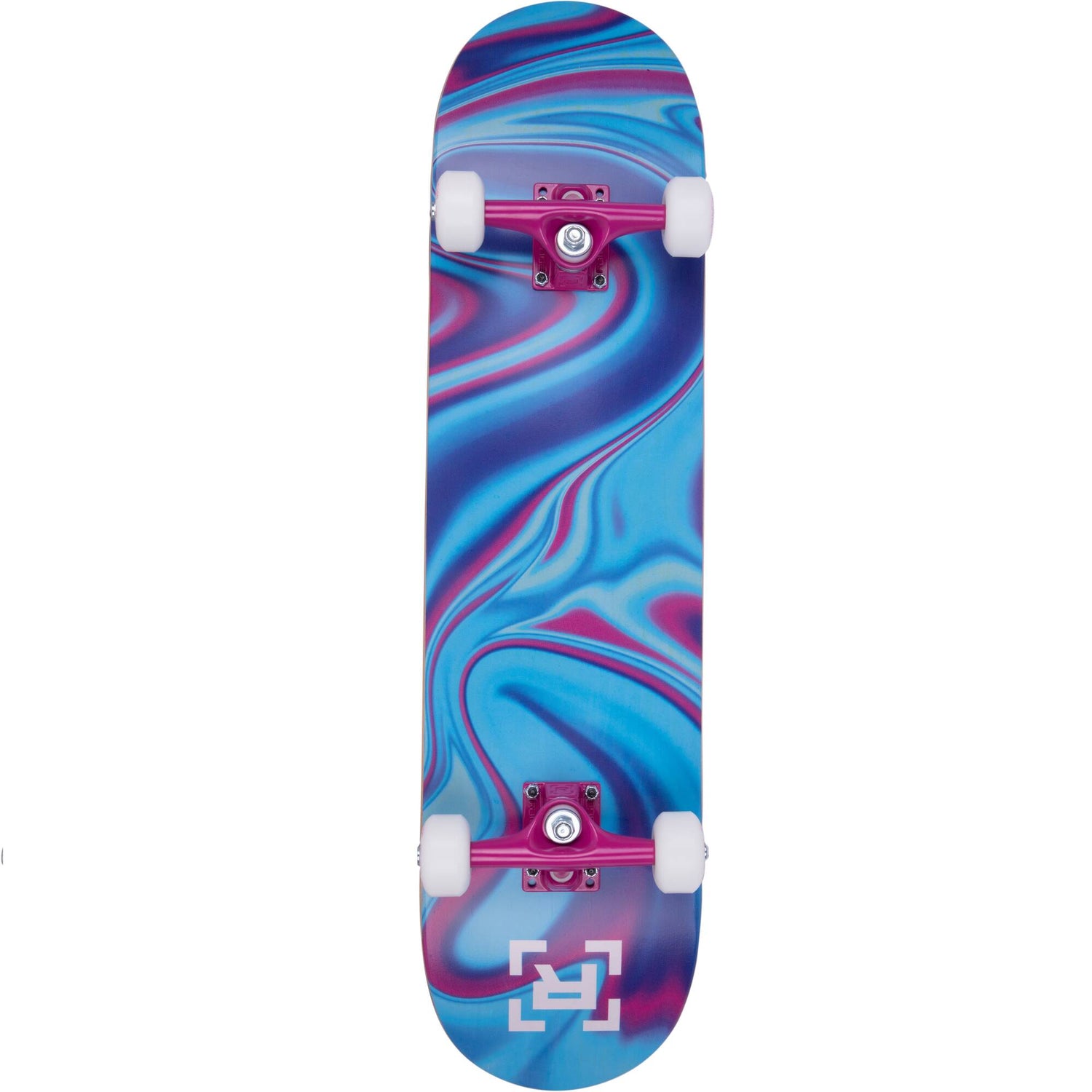 Rampage Liquid Fusion Custom Skateboard - Multi/Pink 8.25"