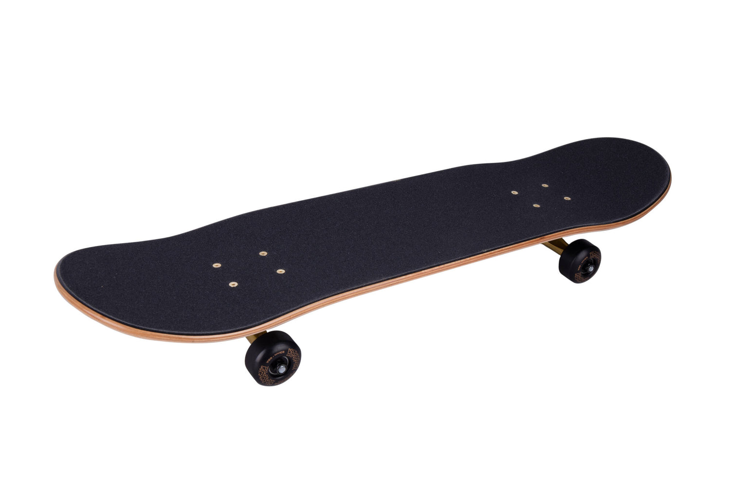 Rampage Liquid Gold Custom Skateboard - Black/Gold 8.25"