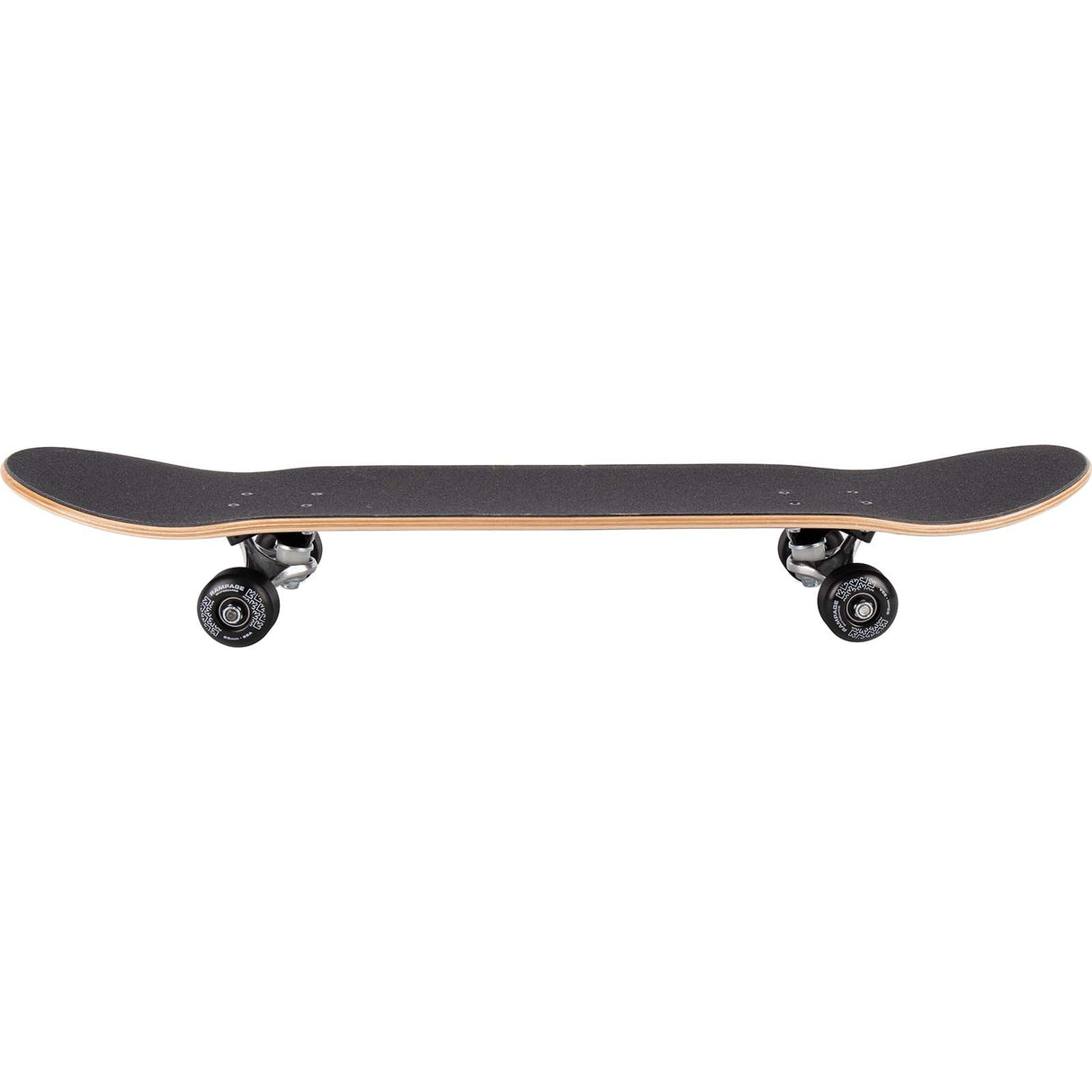 Rampage Lunar Custom Skateboard - Black/Silver 8"