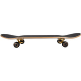 Rampage Stain Custom Skateboard - Black/Gold 8"