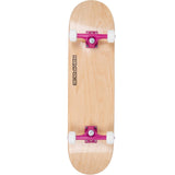 Rampage Stain Custom Skateboard - Natural/Pink 8"