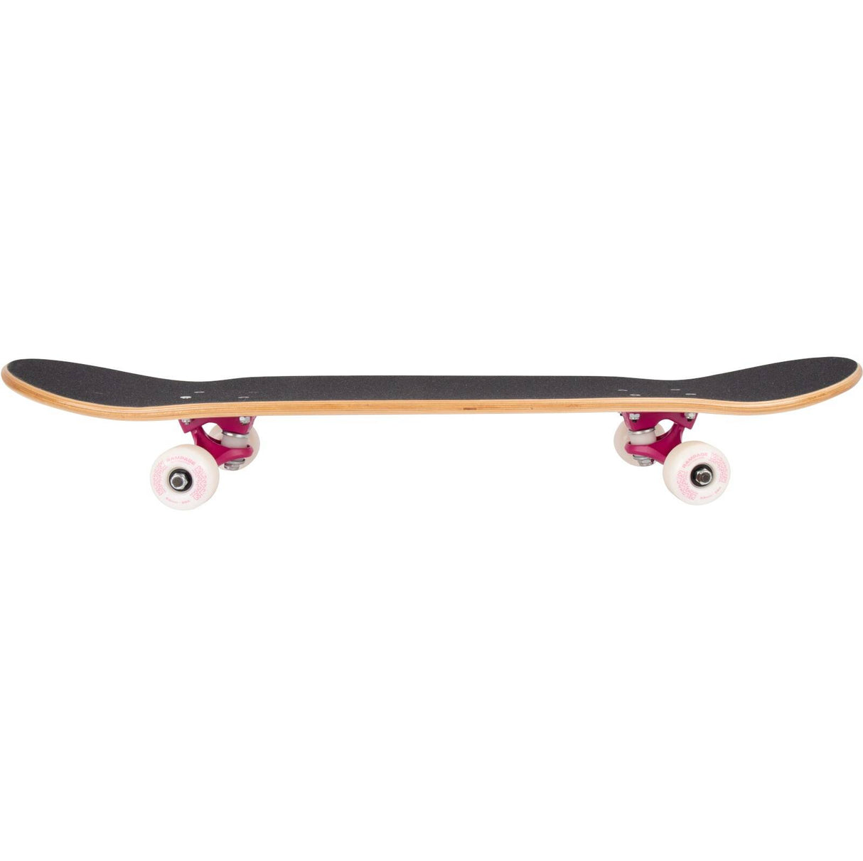 Rampage Stain Custom Skateboard - Natural/Pink 8"