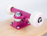 Rampage Stain Custom Skateboard - Natural/Pink 8"