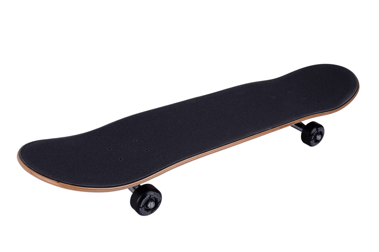 Rampage Tie Dye Arrows Custom Skateboard - Black/Multi 7.75"