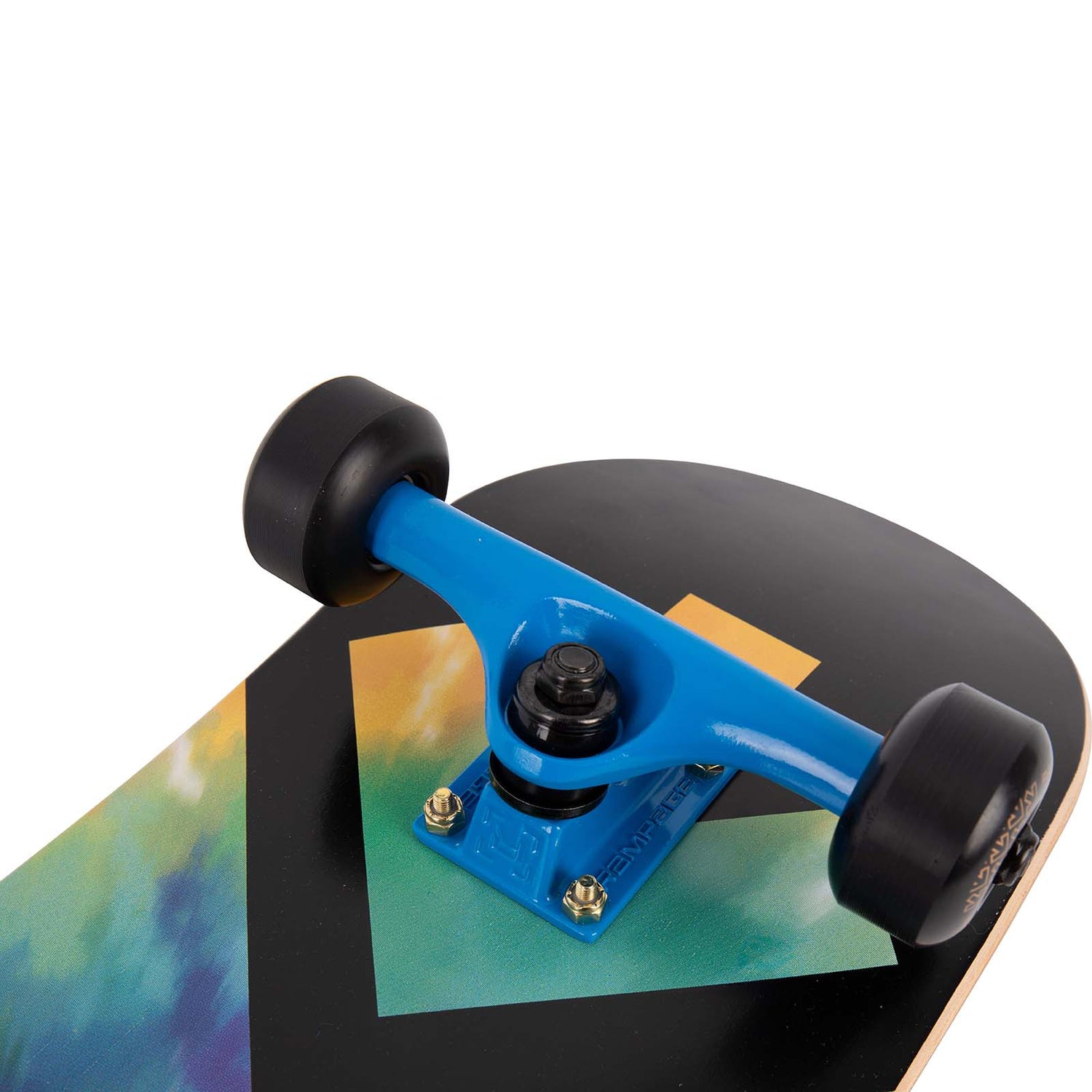 Rampage Tie Dye Target Custom Skateboard - Multi 7.75"