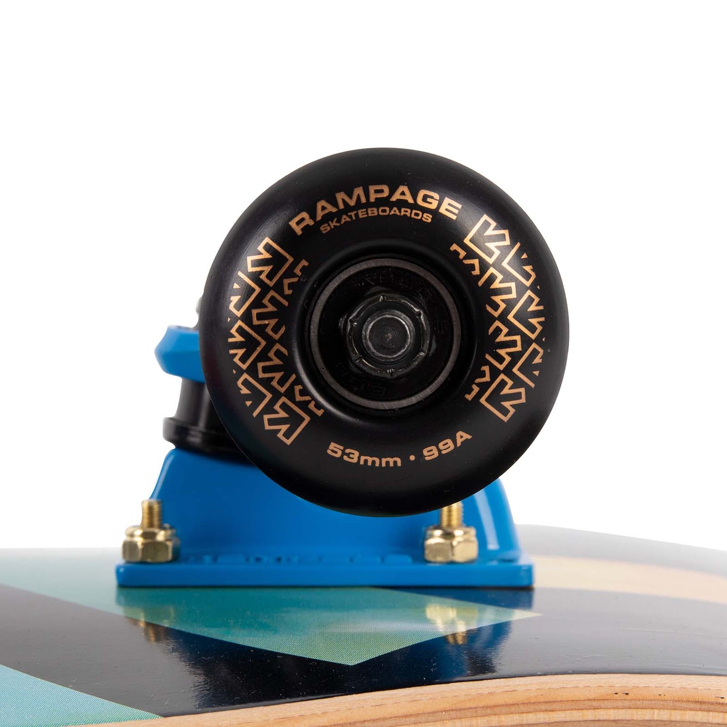 Rampage Tie Dye Target Custom Skateboard - Multi 8"