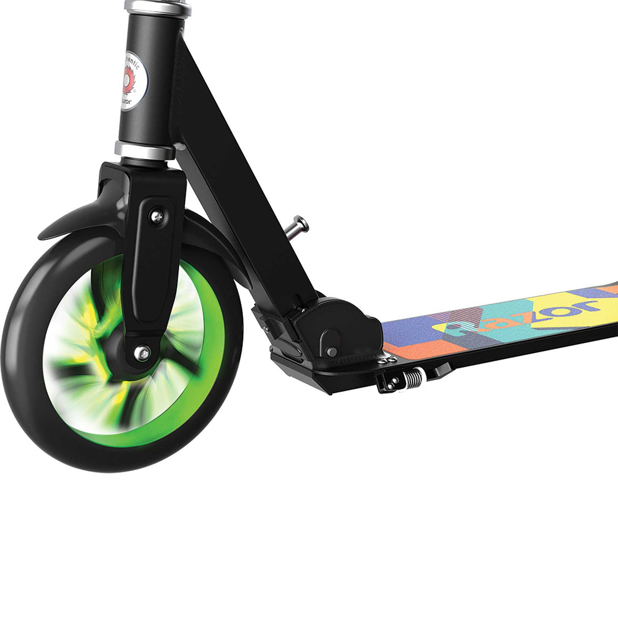 Razor A5 Lux Lighted Commuter Scooter - Green