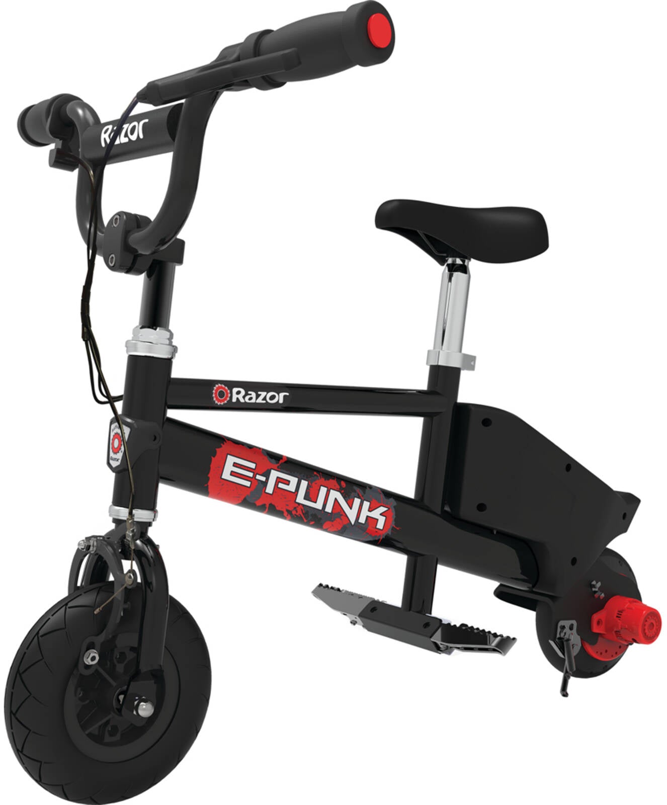 Razor E Punk 12v Electric Powered Mini Bike - Black/Red