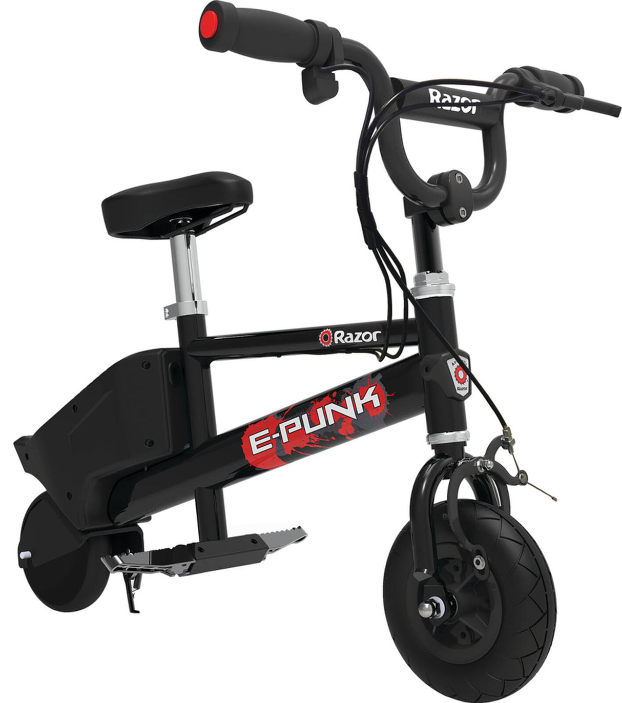 Razor E Punk 12v Electric Powered Mini Bike - Black/Red