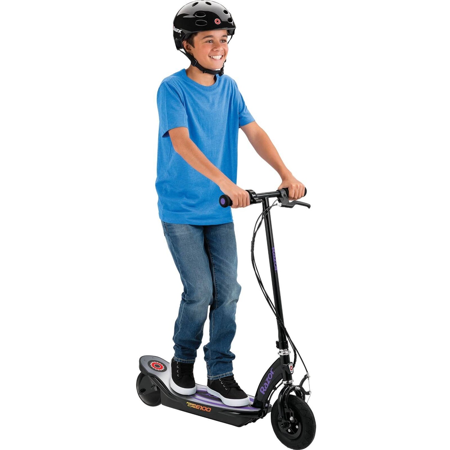 Razor PowerCore E100 24v Electric Scooter - Purple