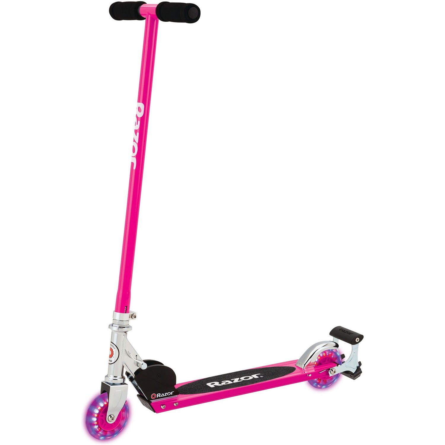 Razor S Spark Light-Up Folding Scooter - Pink