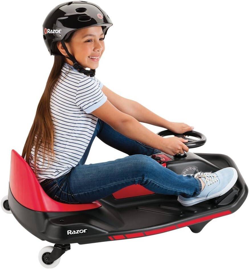 Razor Crazy Cart Shift 12V Electric Ride On - Red/Black