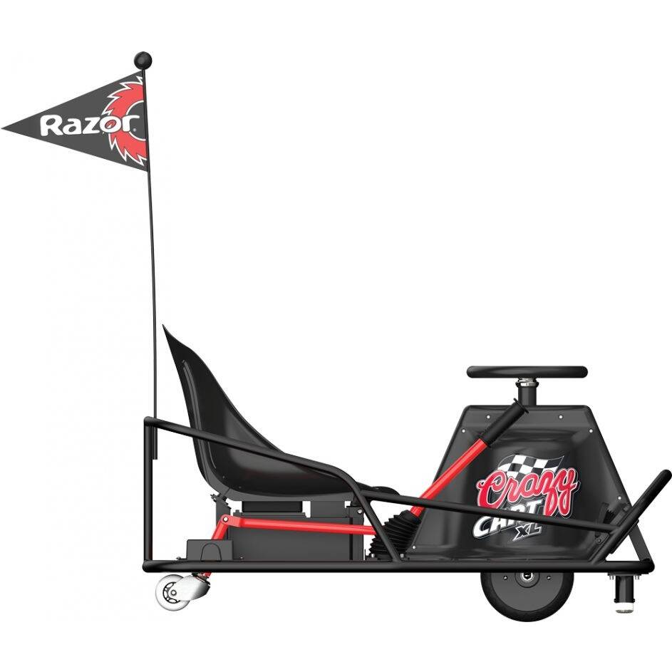 Razor Crazy Cart XL - Black