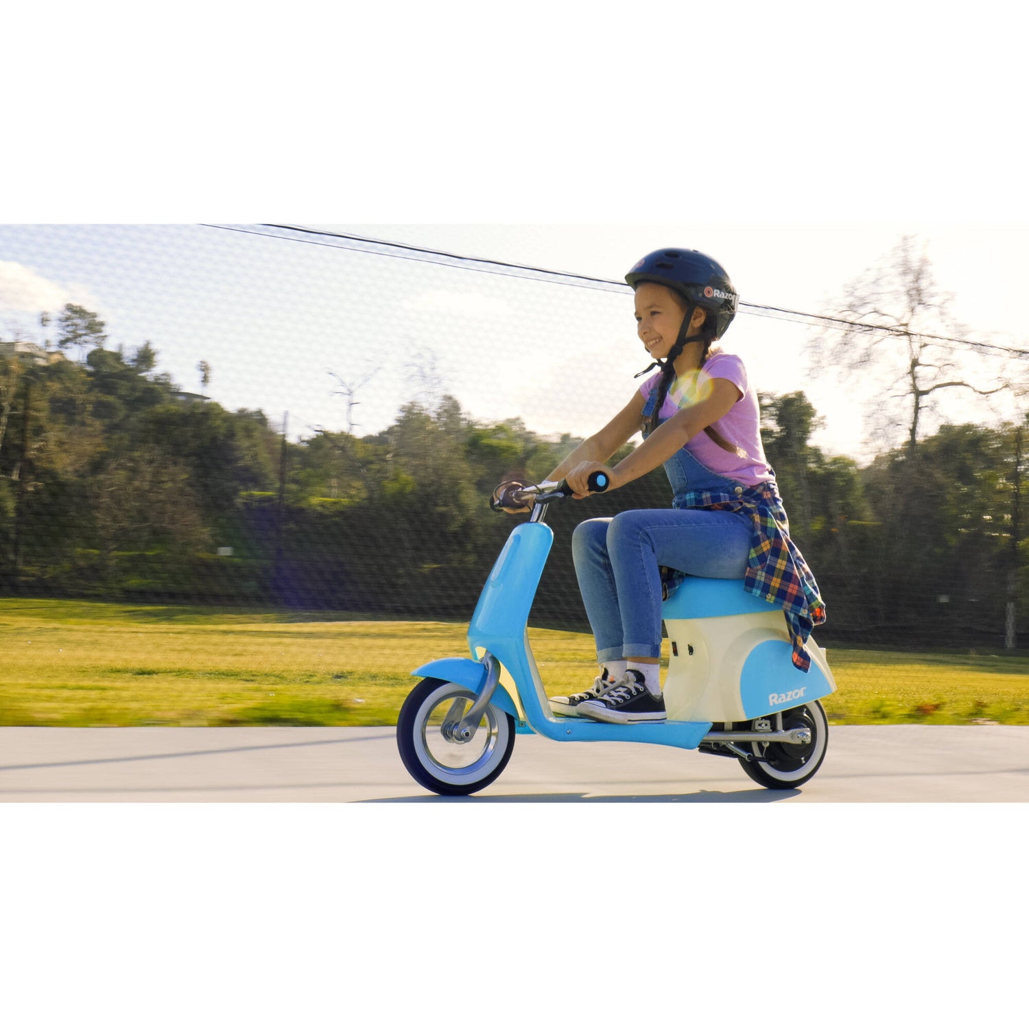 Razor Pocket Mod Petite Electric Scooter - Blue
