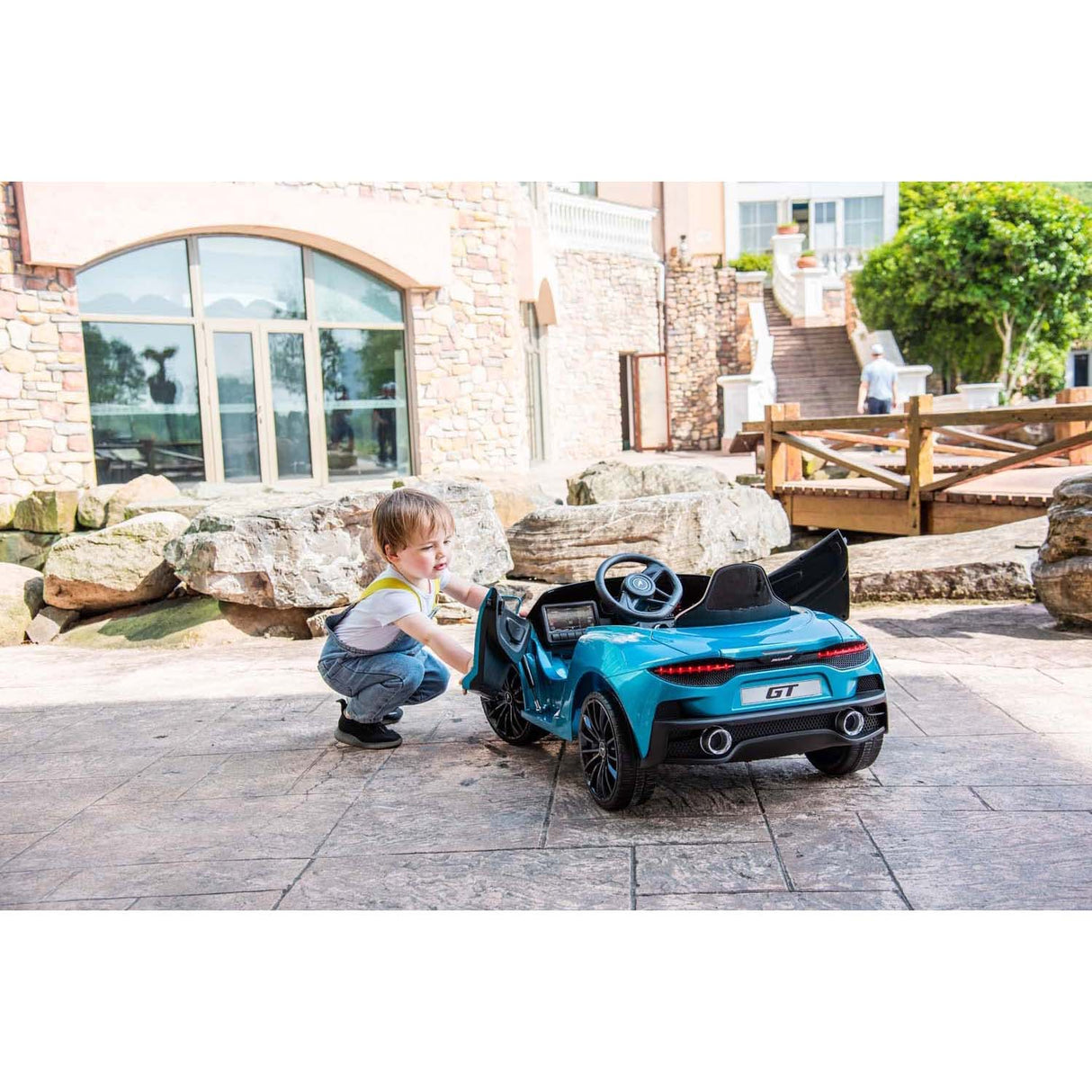 Ricco 12V-10A McLaren GT Kids Electric Ride On - Blue