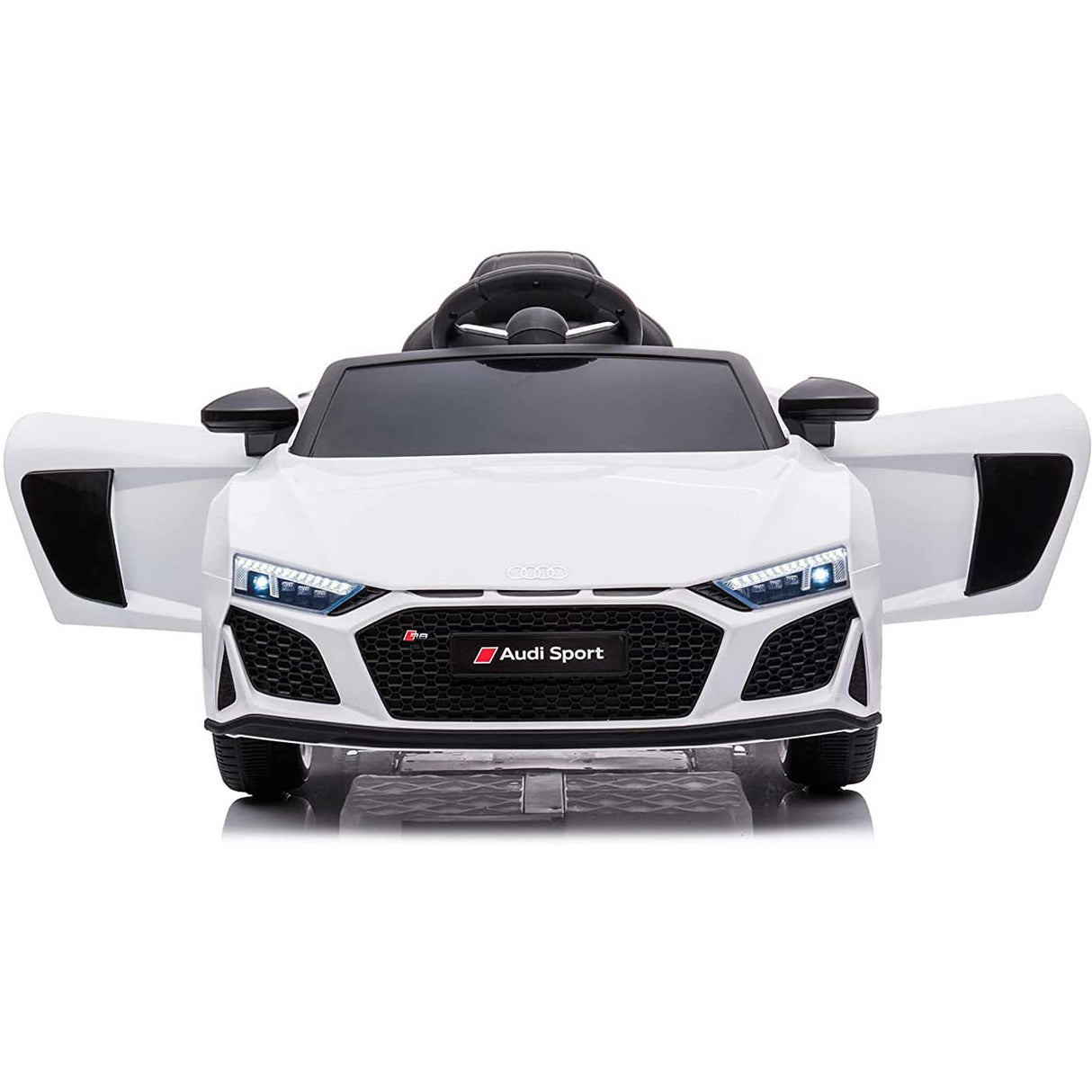 Ricco 12V Audi R8 Spyder Kids Electric Ride On - White