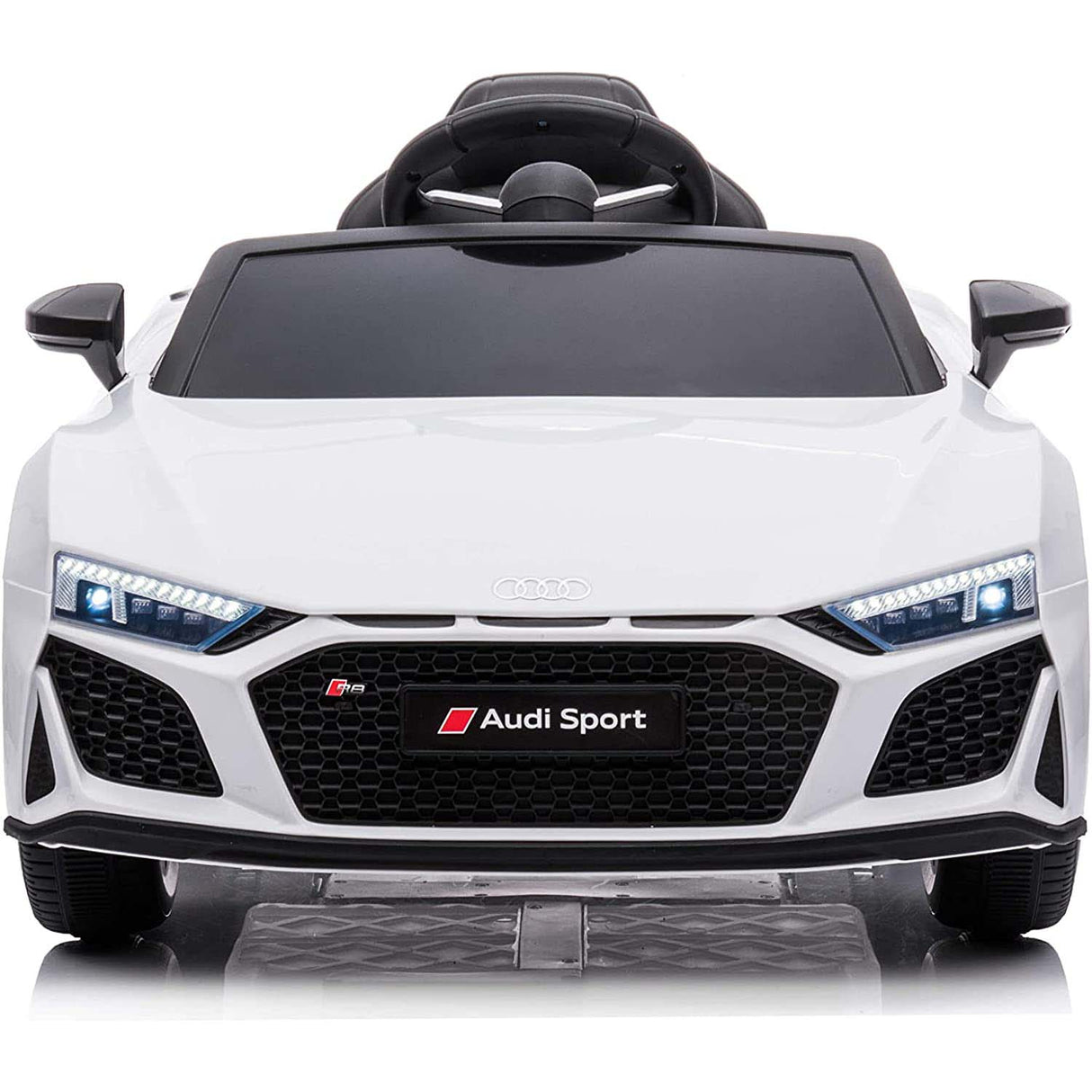 Ricco 12V Audi R8 Spyder Kids Electric Ride On - White