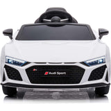 Ricco 12V Audi R8 Spyder Kids Electric Ride On - White