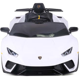 Ricco 12V Lamborghini Huracán Kids Electric Ride On - White