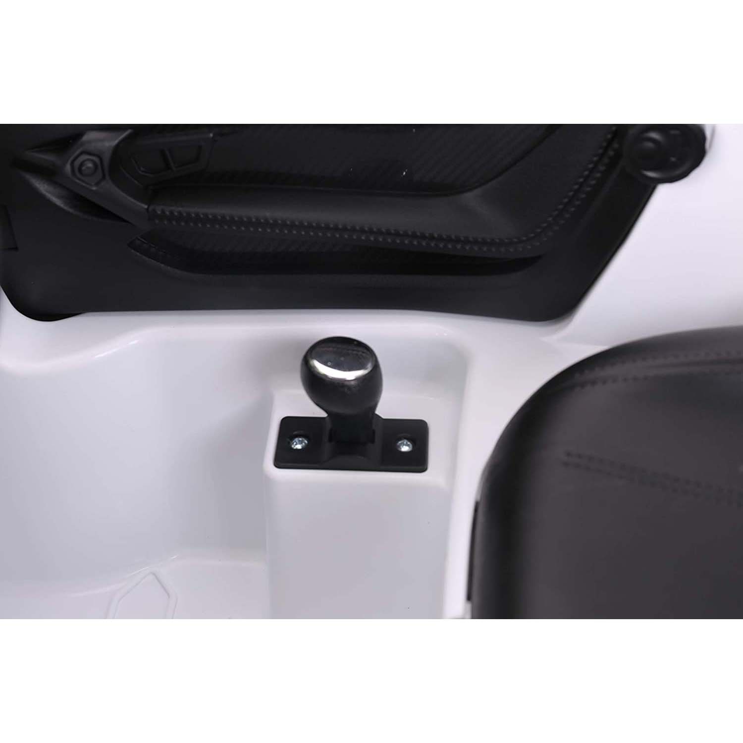 Ricco 12V Lamborghini Huracán Kids Electric Ride On - White