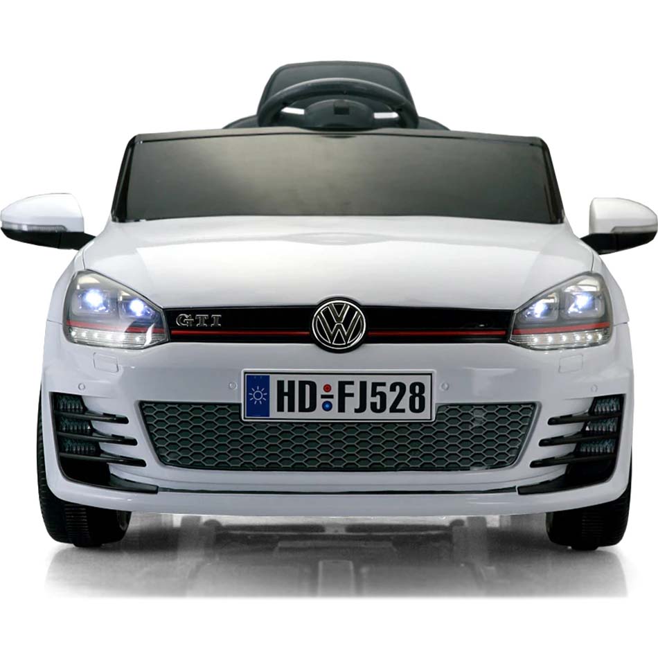 Ricco 12V VW Golf A7 GTI Kids Electric Ride On - White