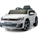 Ricco 12V VW Golf A7 GTI Kids Electric Ride On - White