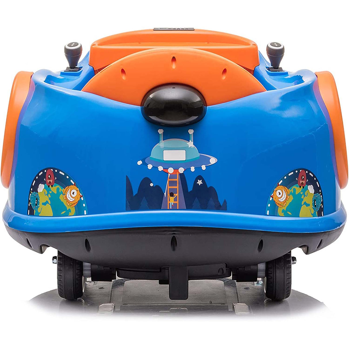 Ricco 360 Rotating Kids Electric Ride On Waltzer - Blue