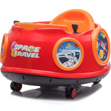 Ricco 360 Rotating Kids Electric Ride On Waltzer - Red
