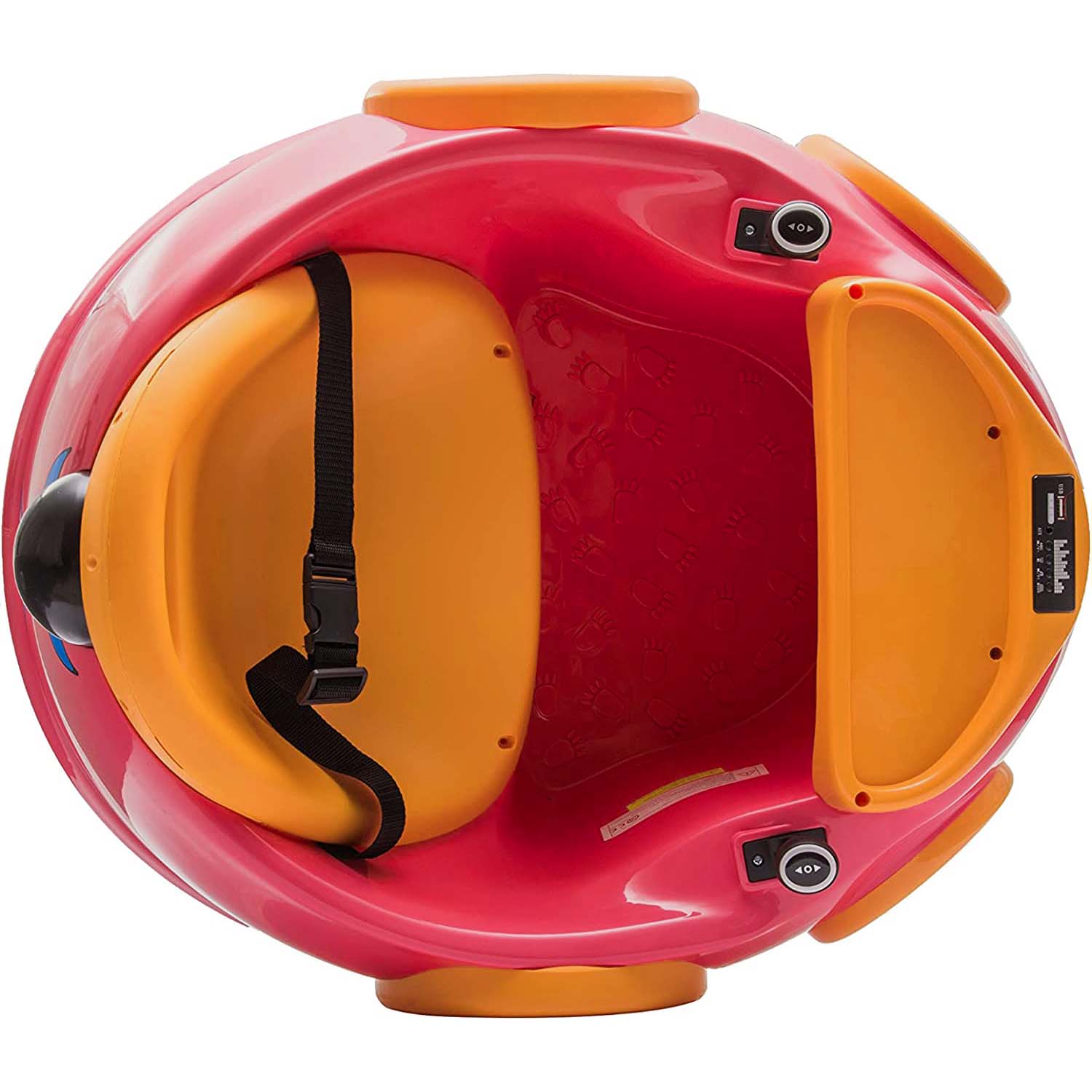 Ricco 360 Rotating Kids Electric Ride On Waltzer - Red
