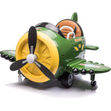 Ricco 360 Rotating Kids Electric Ride On Airplane - Green