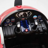 Ricco 360 Rotating Kids Electric Ride On Airplane - Red