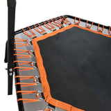 Ricco 50" Hexagonal Fitness Trampoline - Black