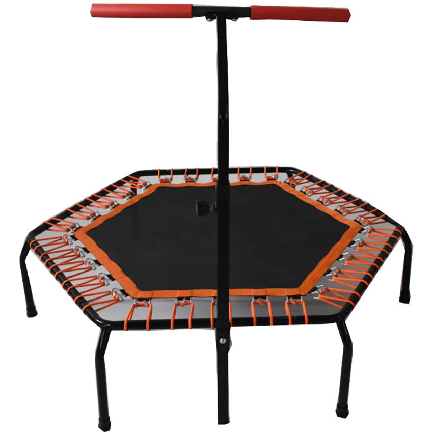 Ricco 50" Hexagonal Fitness Trampoline - Black