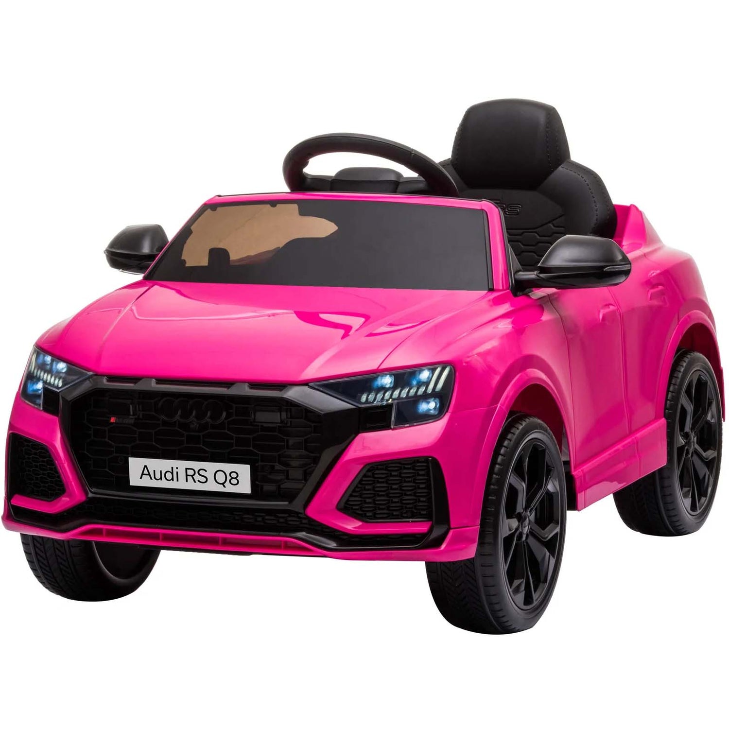 Ricco Audi Q8 RS 12V Kids Electric Ride On - Pink