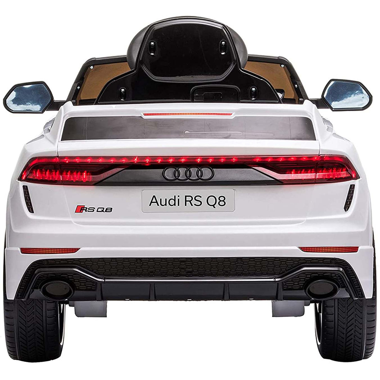 Ricco Audi Q8 RS 12V Kids Electric Ride On - White