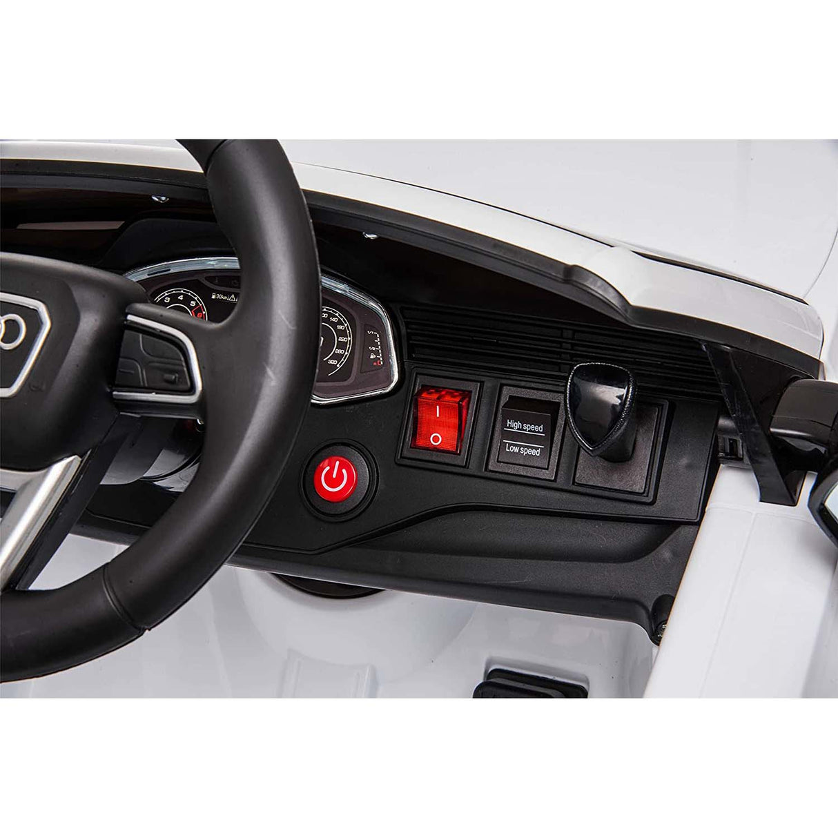 Ricco Audi Q8 RS 12V Kids Electric Ride On - White