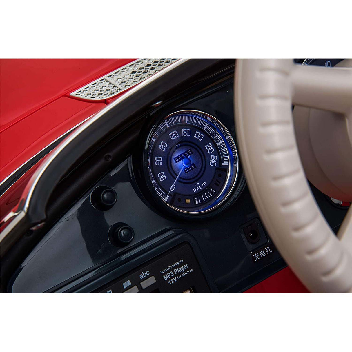 Ricco BMW 507 Classic 12V-7A Kids Electric Ride On - Red