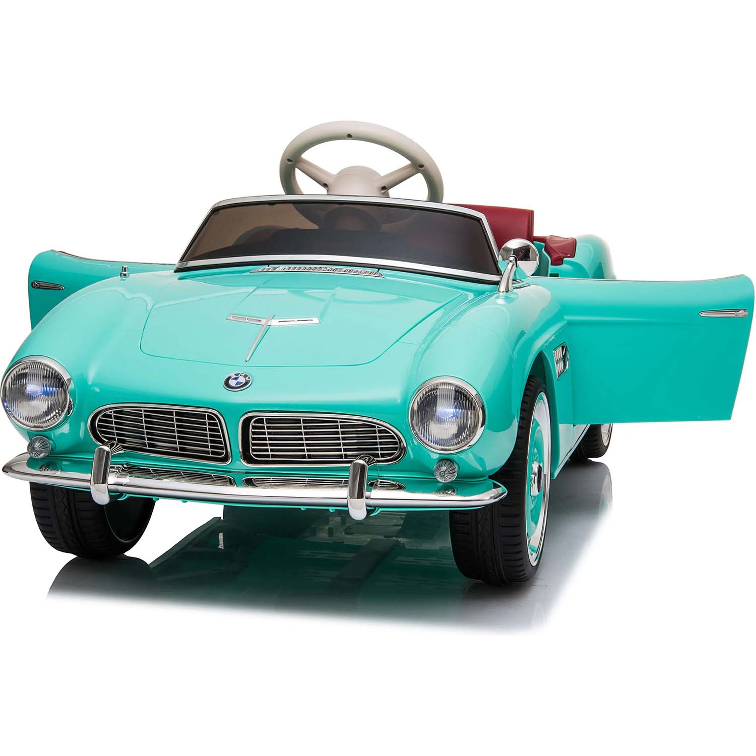 Ricco BMW 507 Classic 12V-7A Kids Electric Ride On - Turquoise