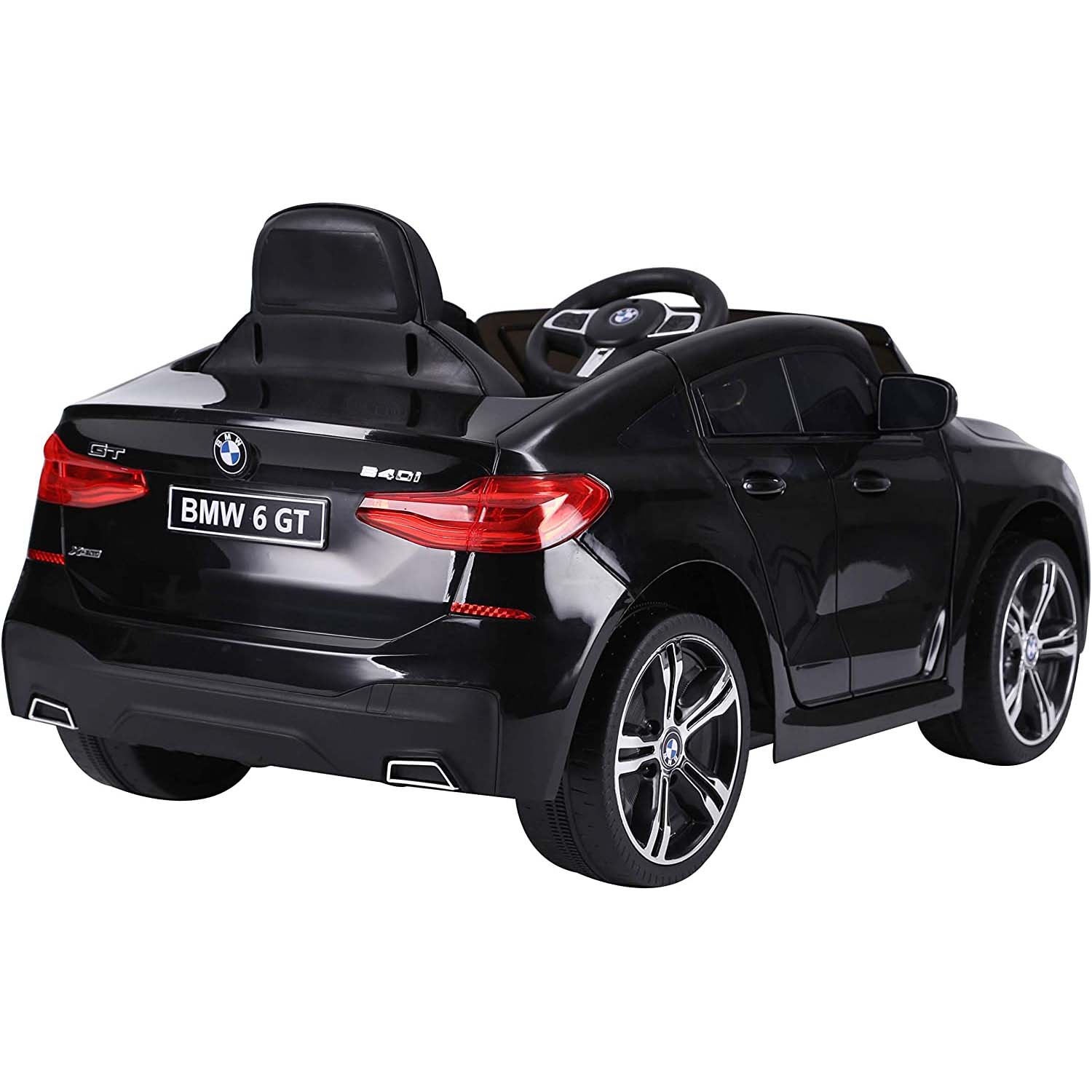 Ricco BMW 6 Series GT Kids Electric Ride On - Black