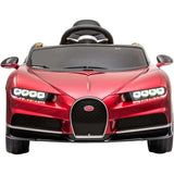 Ricco Bugatti Chiron 12V-7A Kids Electric Ride On - Red