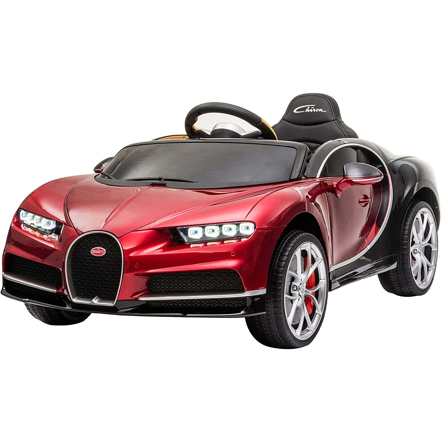 Ricco Bugatti Chiron 12V-7A Kids Electric Ride On - Red