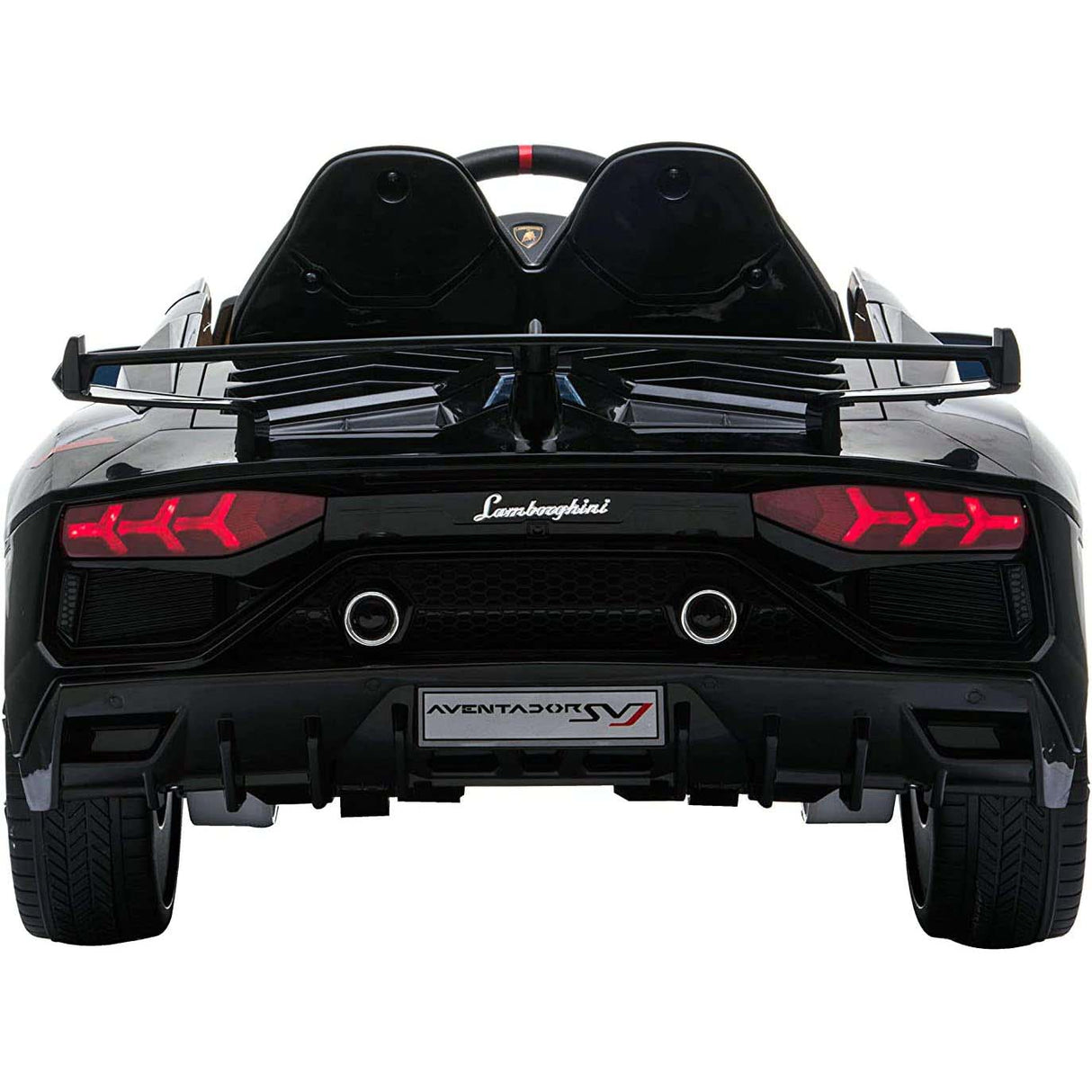 Ricco  Lamborghini Aventador SVJ 12V 7A Kids Electric Ride On - Black