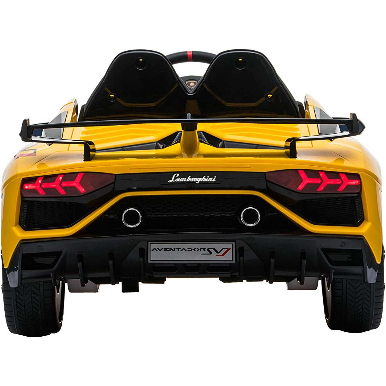 Ricco  Lamborghini Aventador SVJ 12V 7A Kids Electric Ride On - Yellow