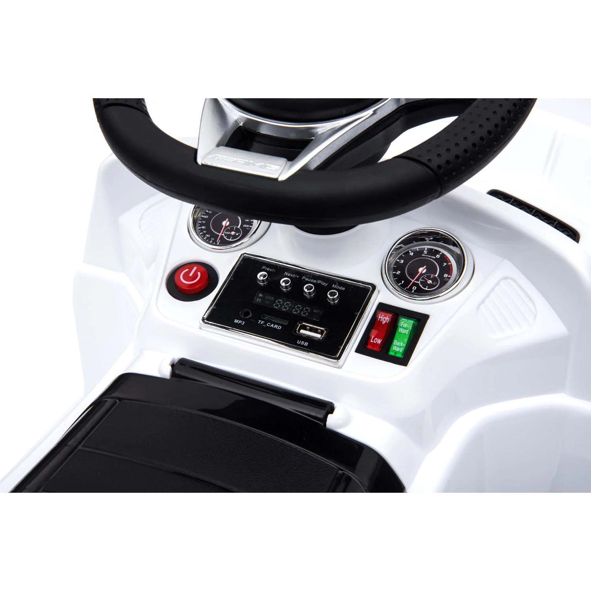 Ricco Mercedes Benz GLS63 Kids Electric Ride On - White