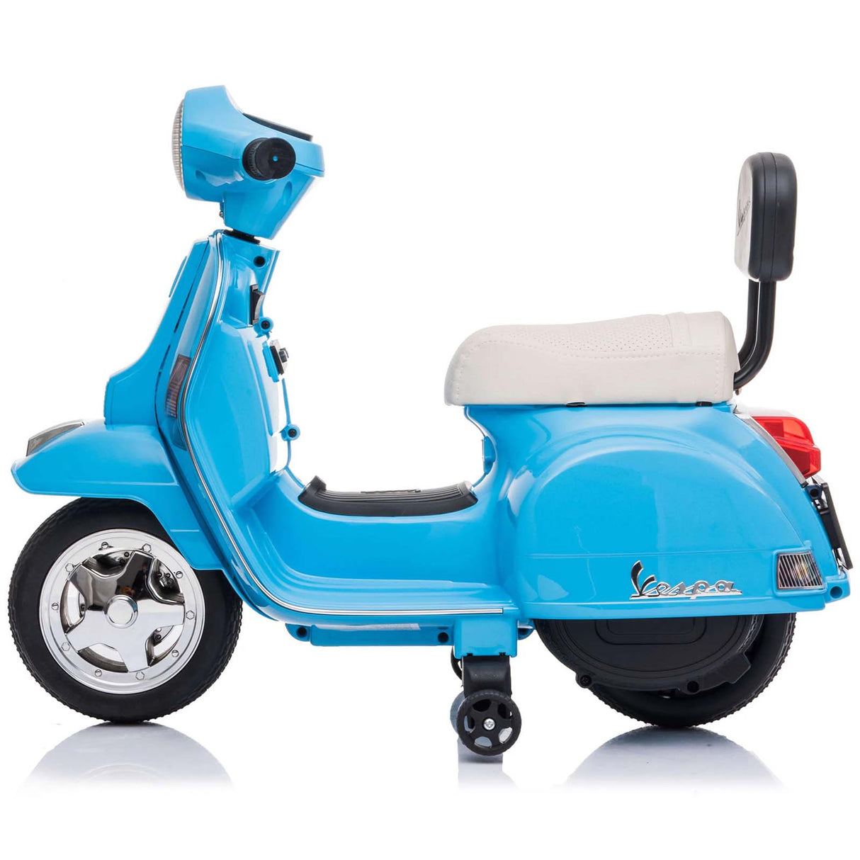 Ricco Mini Vespa PX150 Kids Electric Ride On - Blue