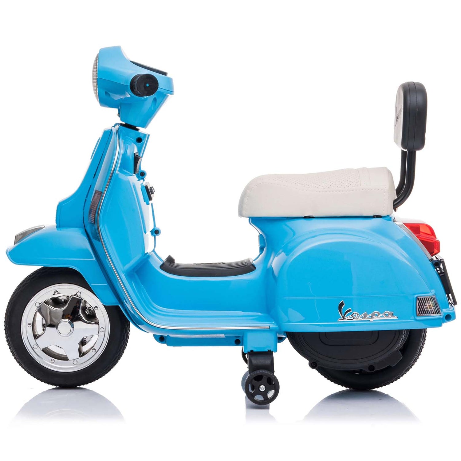 Ricco Mini Vespa PX150 Kids Electric Ride On - Blue