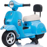Ricco Mini Vespa PX150 Kids Electric Ride On - Blue