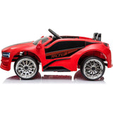 Ricco Police and Racing Kids Electric Ride On - Red