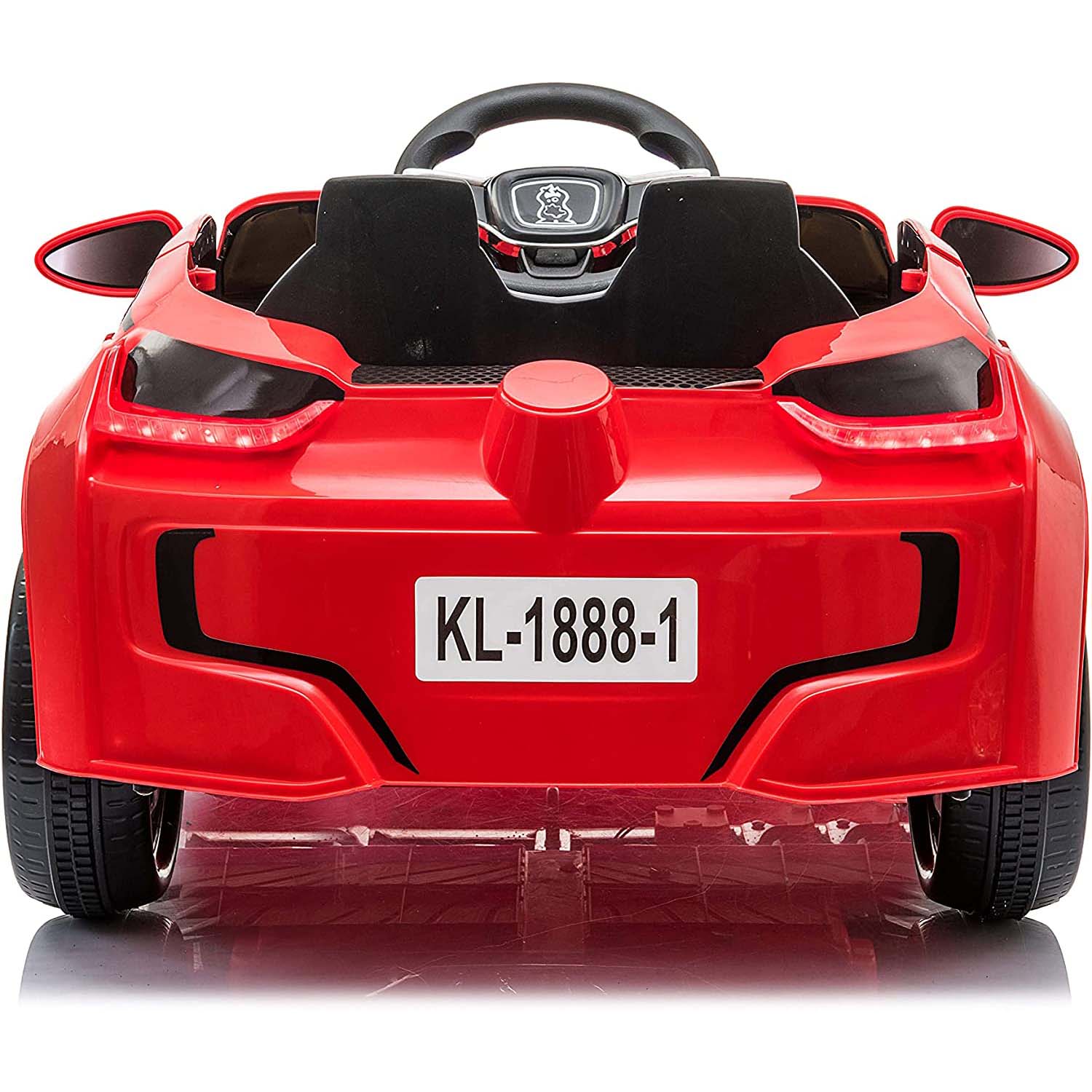 Ricco Police and Racing Kids Electric Ride On - Red