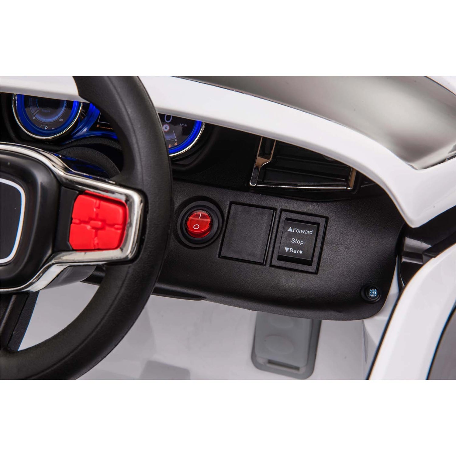 Ricco Police and Racing Kids Electric Ride On - Red